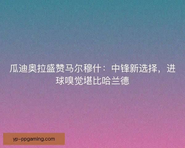瓜迪奥拉盛赞马尔穆什：中锋新选择，进球嗅觉堪比哈兰德